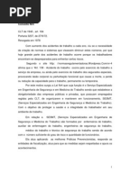 RELATÓRIO DE NÃO CONFORMIDADE DE SEGURANÇA DO TRABALHO