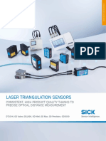 SICK Product Information Laser Triangulation Sensors dt20 Hi Od Value Od1000 Od Mini Od Max Od Precision Od5000 en Im0053539
