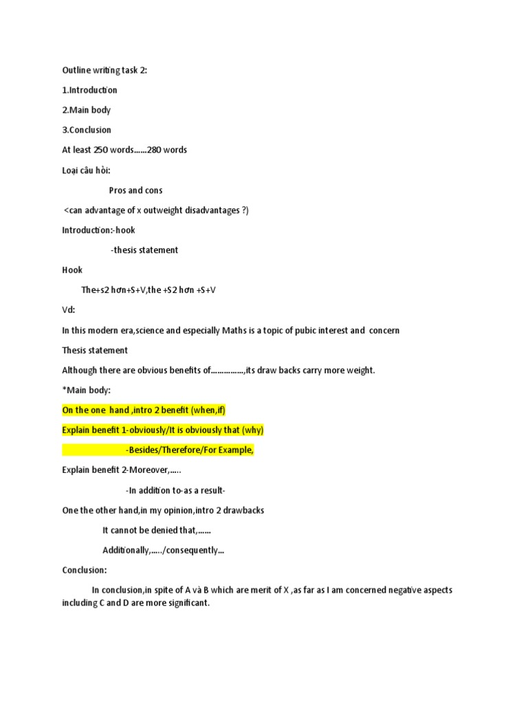 Outline Writing Task 2. PDF
