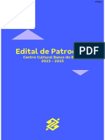 Edital de Patrocínio do CCBB 2023-2025