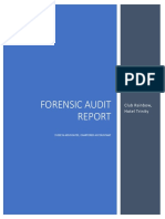 Forensic Audit Report of Club Rainbow