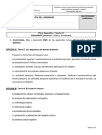 Examen de Geografía para FP Superior en Murcia 2021