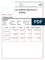 Model Answer of Sample Test 5