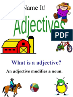 POWER POINT OK Name - The - Adjectives