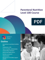 Parenteral Nutrition Level 100