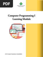 DCIT22-Computer Programming 1 - Learning Module 2