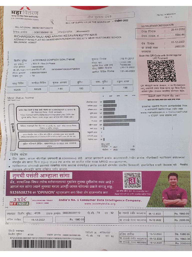 Electricity Bill | PDF