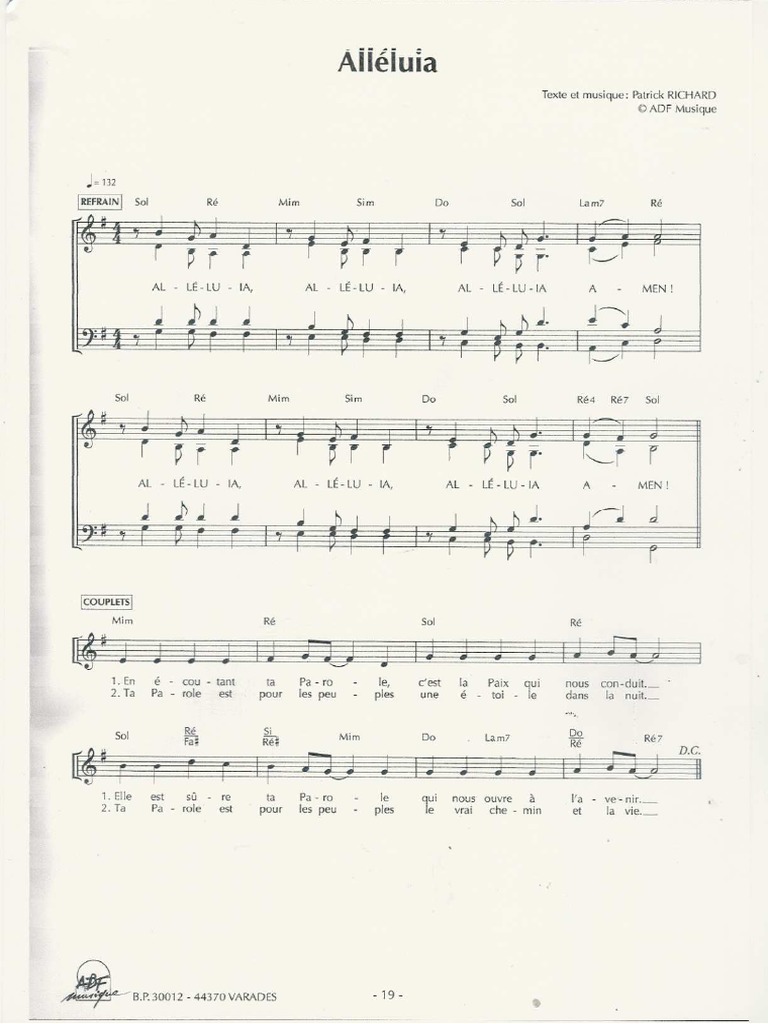 Alléluia | PDF