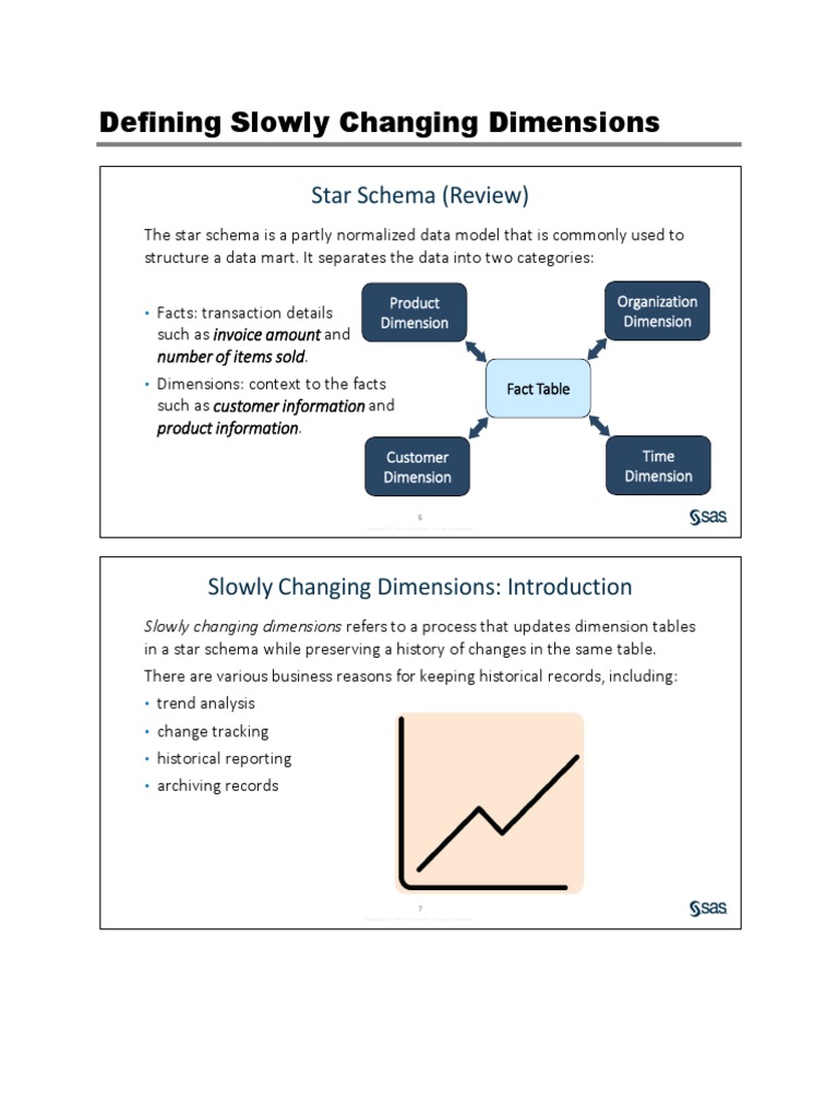 Defining Slowly Changing Dimensions PDF Databases Information