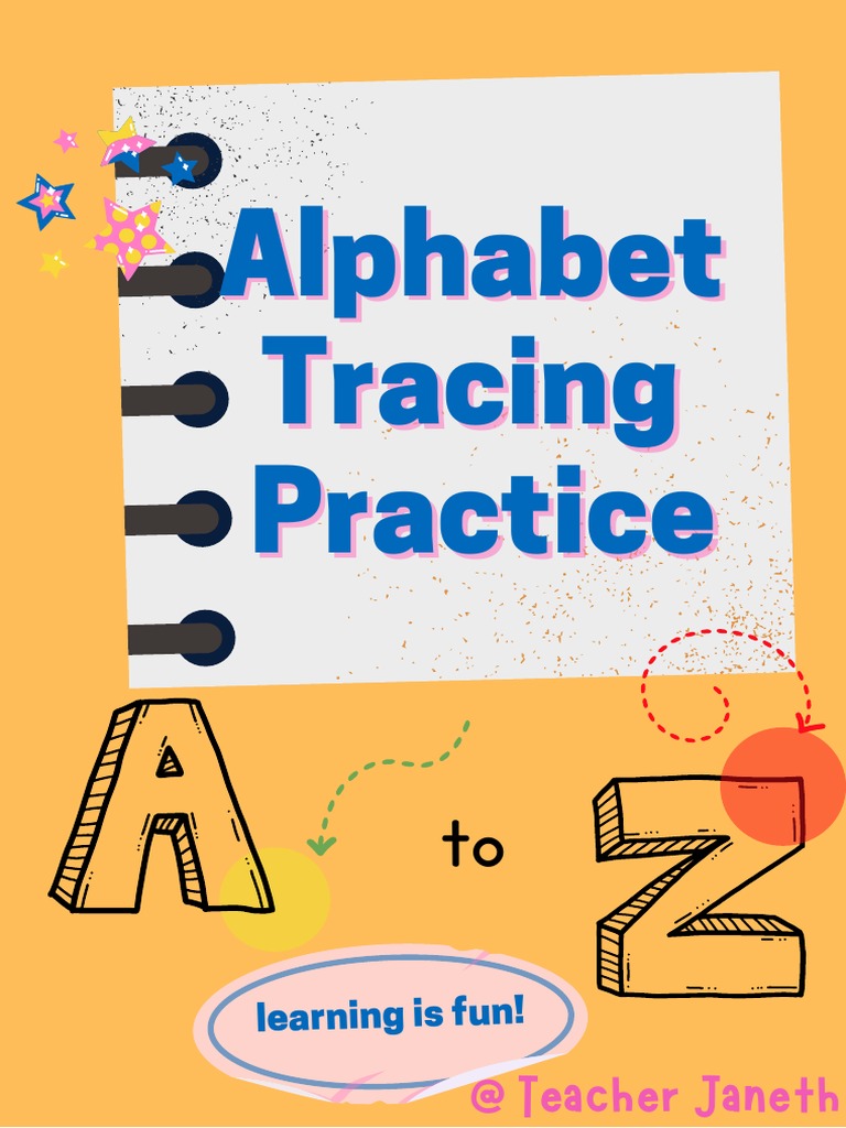 Tracing Letter Worksheet | PDF | Letter Case | Graphic Design