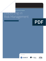 Leadership in Risk Management
