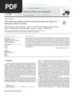 Self-supporting Copper Electrode Prepared by Ultrasonic Impact for Hydrogen Evolution Reaction%