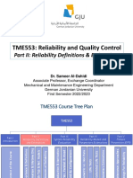 Reliability Definitions & Estimations