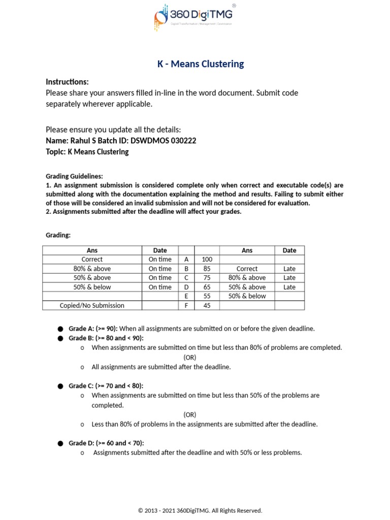 K Means Clustering | PDF | Insurance | Cluster Analysis