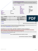 TeamLease Services October Pay Slip