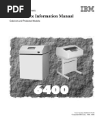 Ibm 6400 Maintenance Manual (Parts, Service Manual)