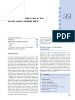 Non-Mechanical Disorders of The Lumbr Spine-Warning Signs