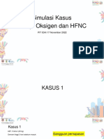Case Simulation Oxygen Therapy and HFNC