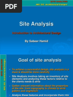 Site Analysis Example