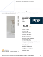 1 D Buy Unbranded HDPE Natural Plastic Wash Bottle 500 ML Online - GeM