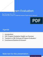 Introduction Program Evaluation