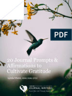 20 Journal Prompts Affirmations To Cultivate Gratitude