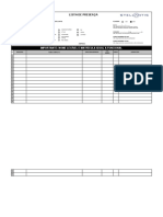 Lista de Presença - Proibido Fumar