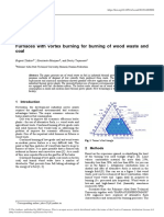 Furnaces With Vortex Burning For Burning of Wood W