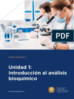 Introducción análisis bioquímico Unidad 1