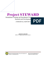 Terminal Report Project Steward 4TH Distict Cluster 2