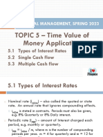 TOPIC 5 - Time Value of Money Application