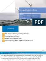 Energy Modelling Tools