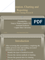 Documentation Charting and Reporting