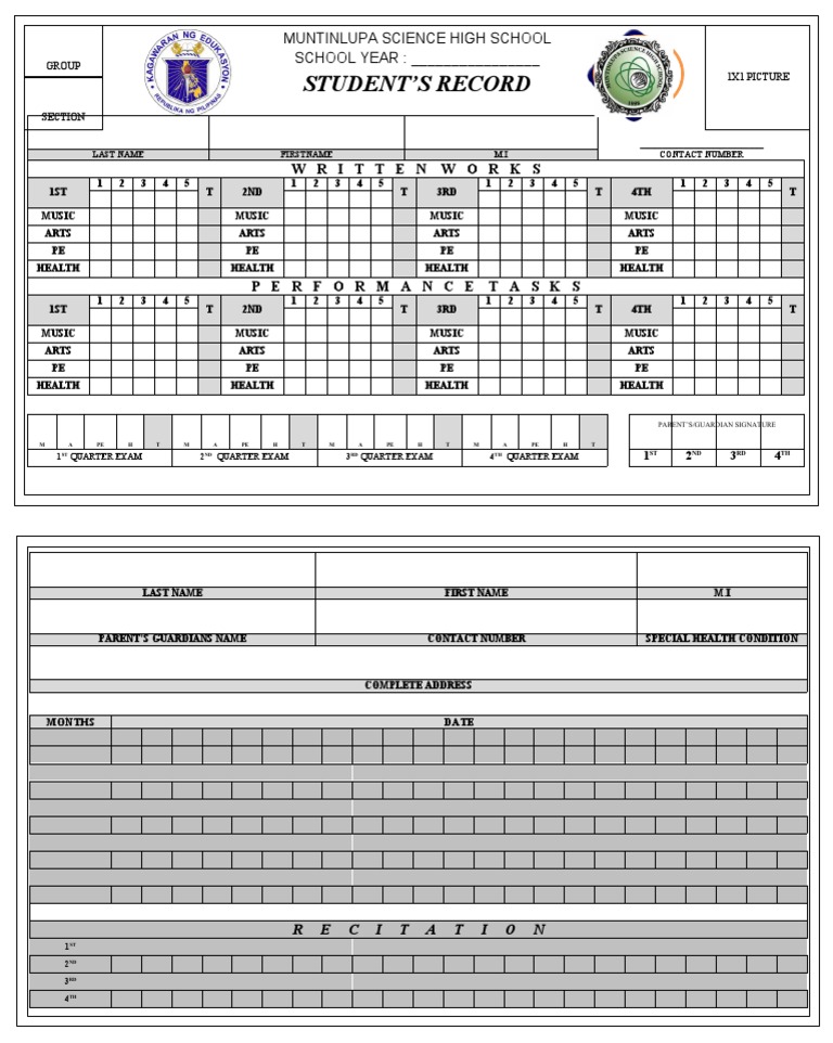 Student Record | PDF