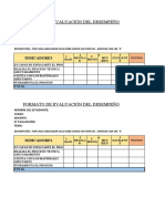 Formato de Evaluacion Del Desempeño