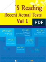 Ielts Reading Recent Actual Tests Vol 1 5cfe5e7449