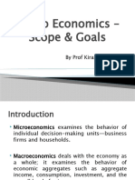 Scope and Goals of Macroeconomics