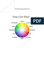 Make a Prang Color Wheel and Color Harmonies