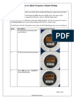 Adjust Frequency Output Settings in 4 Steps