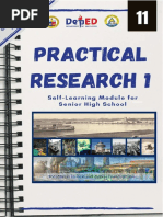 PRACTICAL RESEARCH 1 M6 Kinds and Importance