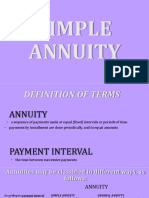 Simple Annuity