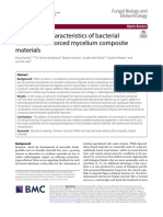 Mechanical Characteristics of Bacterial Cellulose-Reinforced Mycelium Composite Materials