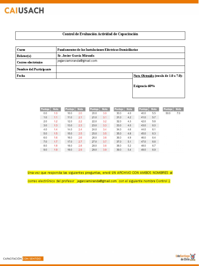 Control 2 Israel Guzmán Cai Usach Pdf Ingenieria Eléctrica