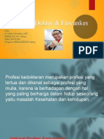 Etik Hukum Dokter Di Fasyankes Dr. Mulyo Prasedyo, MH