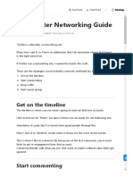 The Twitter Networking Guide