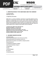 Material Safety Data Sheet - Fabuloso | PDF | Carbon Dioxide | Personal ...