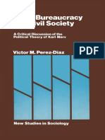 (New Studies in Sociology) Victor M. Perez-Diaz (Auth.) - State, Bureaucracy and Civil Society - A Critical Discussion of The Political Theory of Karl Marx (1978, Macmillan Education UK)
