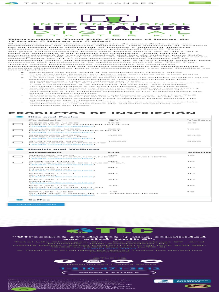 Total Life Changes, LLC PDF