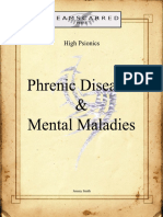 High Psionics - Phrenic Diseases