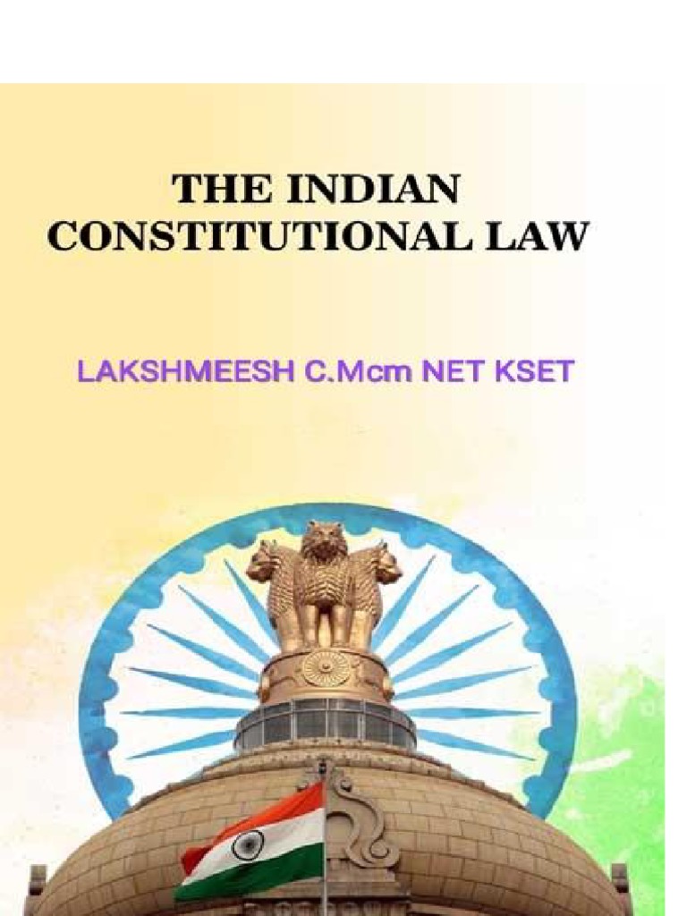 Indian Constitution PDF (Government) Constitution
